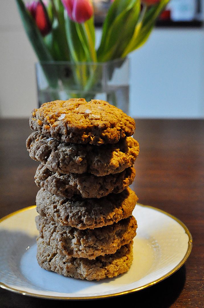 Kilde Tochi træ rent faktisk havrecookies med hvid choko & havsalt - Emily Salomon