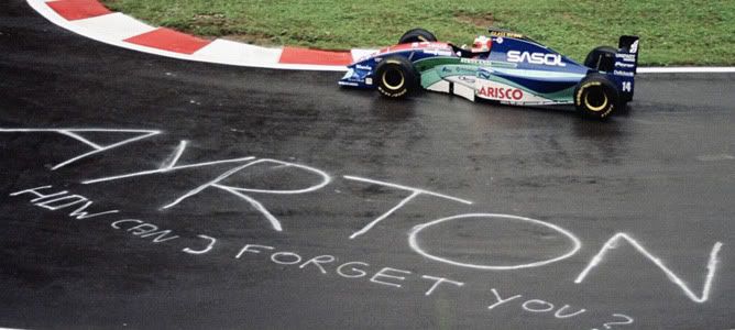 Rubens Barrichello Spa Bélgica pole 1994 Ayrton Senna