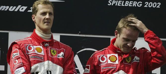 Michael Schumacher Rubens Barrichello Austria polémica