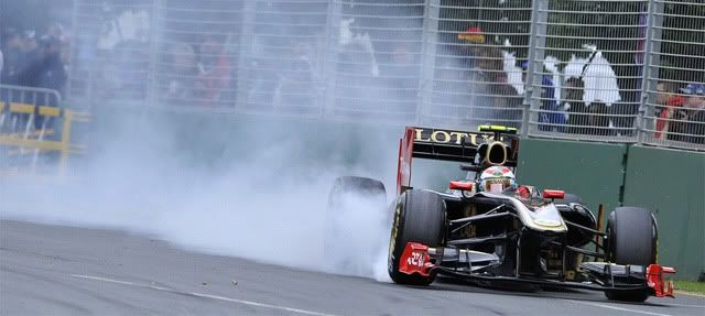 Petrov pasada de frenada Australia 2011