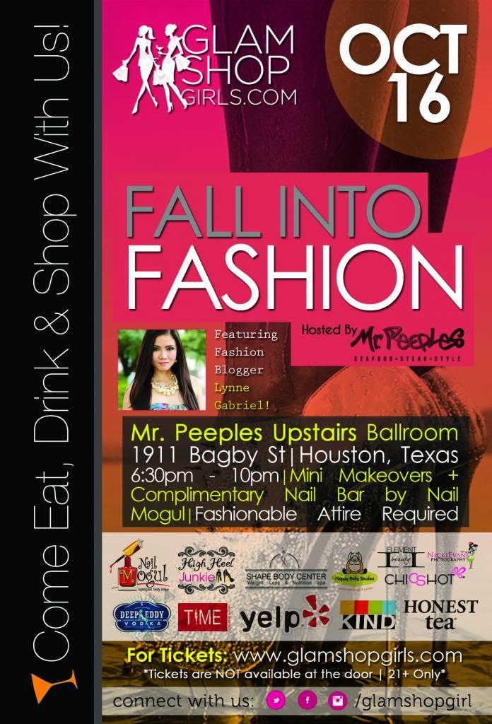 GlamShop™ Presents: Fashion Fall Out event | Houston Fashion Week Edition