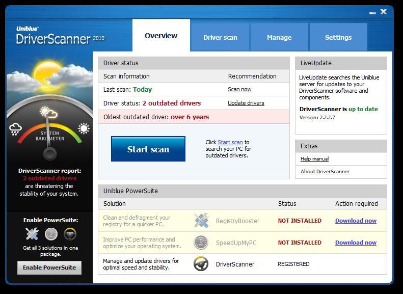 أحدث اصدار من DriverScanner لجمع التعريفات ...