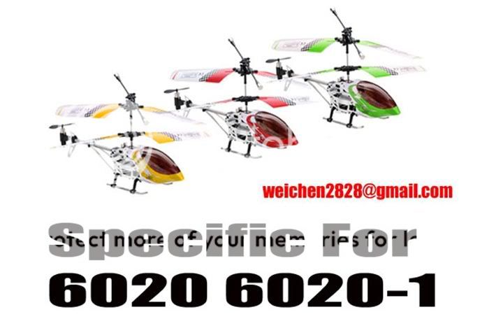 Specific for 6020 6020 1 Mini RC Helicopter Easy to fix Colour 