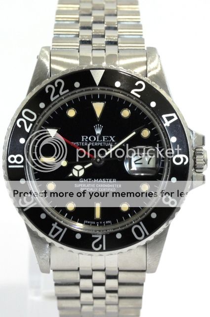 Rolex GMT Master Referenz 16750 Stahl Baujahr 1988