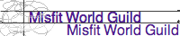 Misfit World guild banner