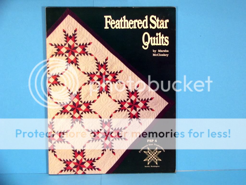 FEATHERED STAR QUILTING PATTERN BOOK QUILT BLOCKS NEEDLEWORK SEWING 