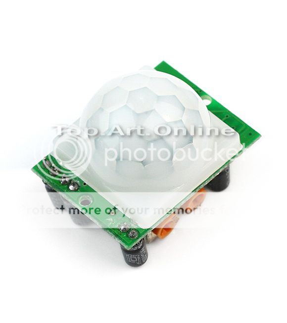 Mini PIR Infrared Detector IR einstellbar Bewegungsmelder Sensor