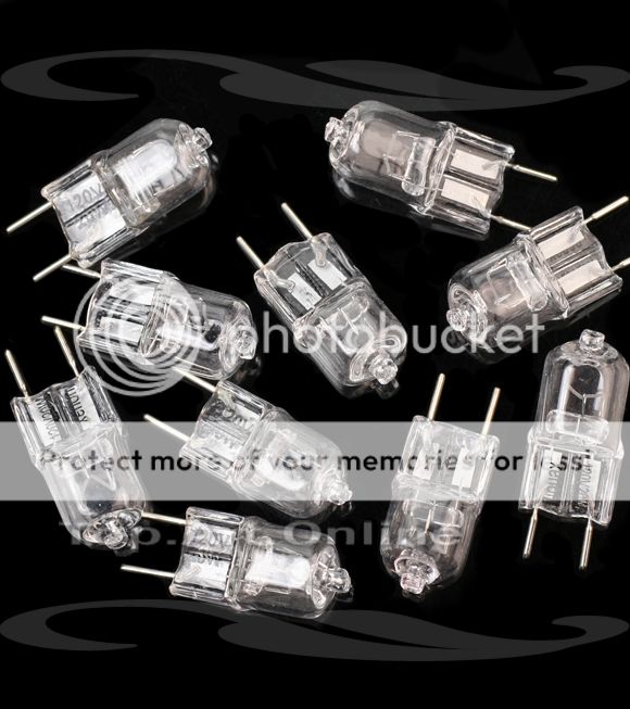 10x G8 20W 120V Halogen Lampe Birne Licht Leuchtmittel Halogenlampe